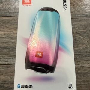 JBL Pulse 4 Bluetooth Speaker - Blue and Pink waterproof